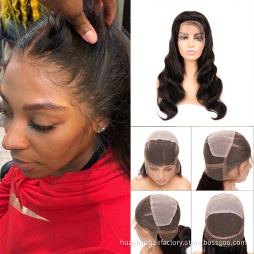 Raw Mink Indian Virgin Hair Glueless Body Wave Curly Perruque Full Lace Human Hair Wigs Vendors